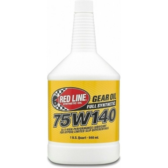 Red Line  βαλβολινη GL-5 Gear Oil 75W-140NS 0,946lt