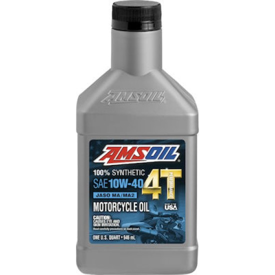 Amsoil 4T Performance Συνθετικό Λάδι Μοτοσυκλέτας για Τετράχρονους Κινητήρες 10W-40 946ml