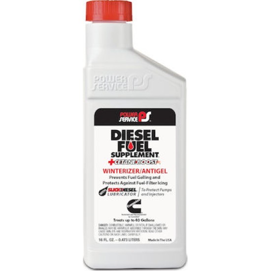 Power Service Diesel Fuel Supplement + Cetane Boost Πρόσθετο Πετρελαίου 473ml